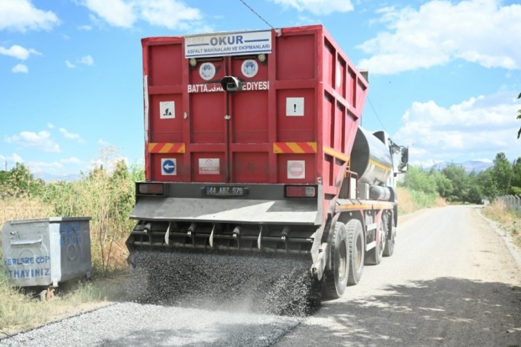 Malatya'da 30 kilometre sathi asfalt serimi yapıldı