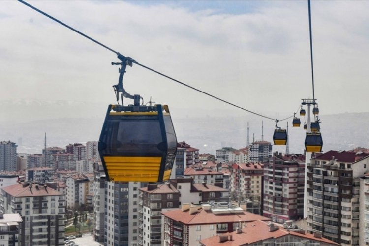Ankara'daki teleferik hattı kapatıldı