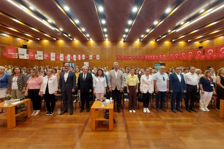 CHP Bursa 15. Olağan İl Kadın Kolları Kongresi d&uuml;zenlendi