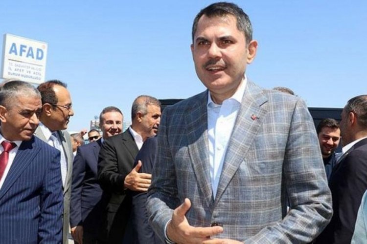 Bakan Murat Kurum deprem konutları hakkında konuştu