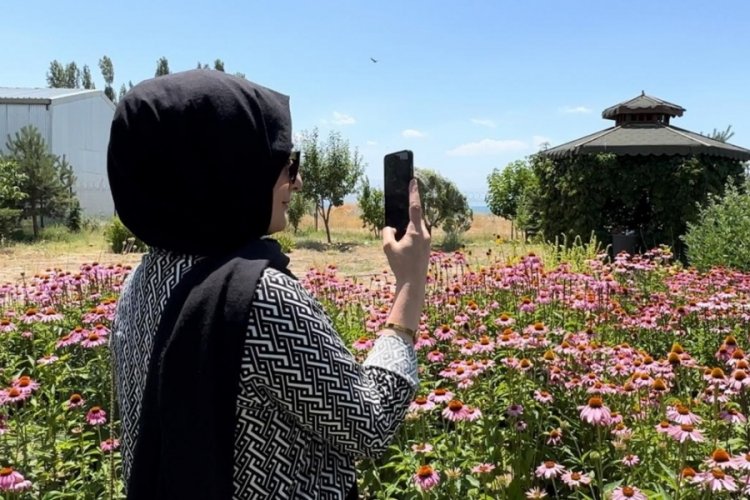 Van'da yabancı turistlerin uğrak yeri! Geofit Bah&ccedil;esi
