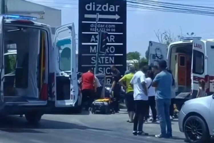 Bursa'da lambalarda kaza yaşandı!