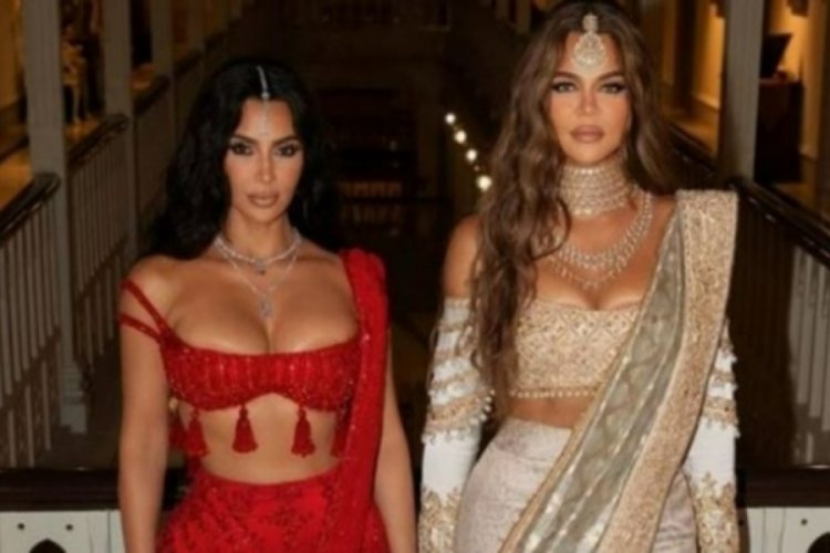 Kardashian'lar Hindistan'daki milyonluk d&uuml;ğ&uuml;nde g&ouml;z kamaştırdı