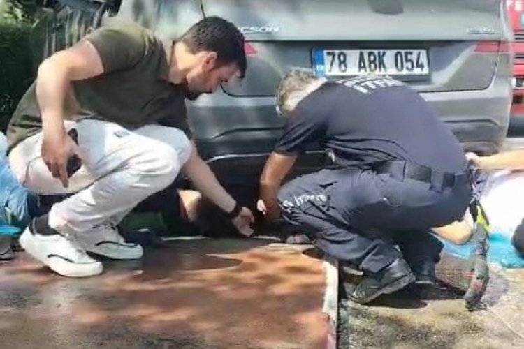 Karabük'te itfaiye ekiplerinden kedi kurtarma operasyonu!