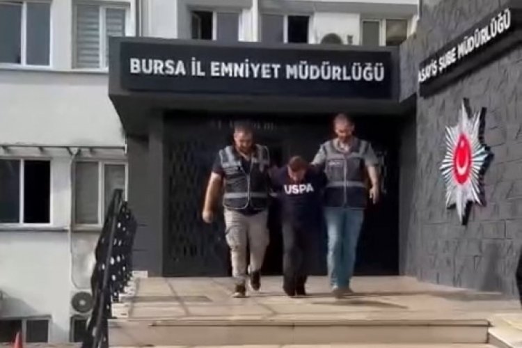 Bursa'da 30 yıl 8 ay hapis cezasıyla aranan zanlı yakalandı