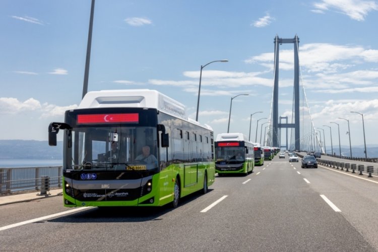 B&uuml;y&uuml;kşehir'in yeni aldığı 81 otob&uuml;sten 30'u daha şehre ulaştı