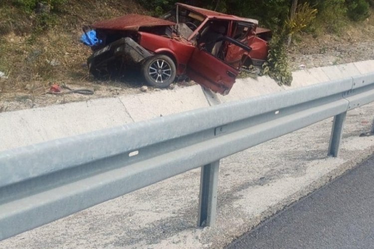 Bariyere &ccedil;arpan ara&ccedil;ta aile dramı