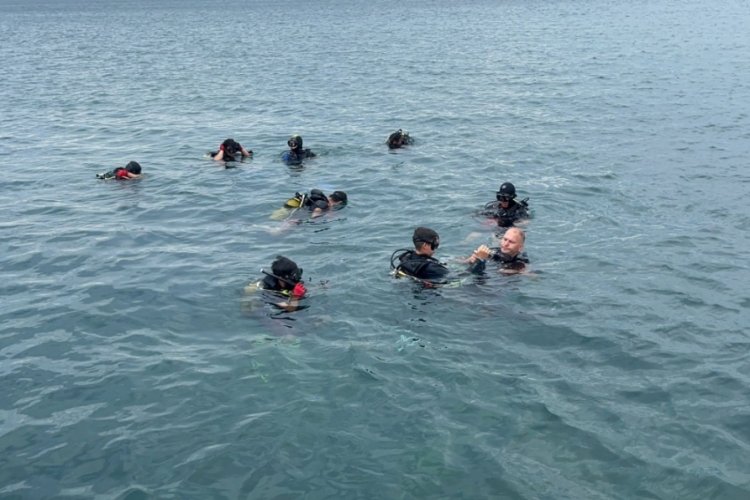 Sinop'ta deniz dibi temizliği titizlikle yapıldı