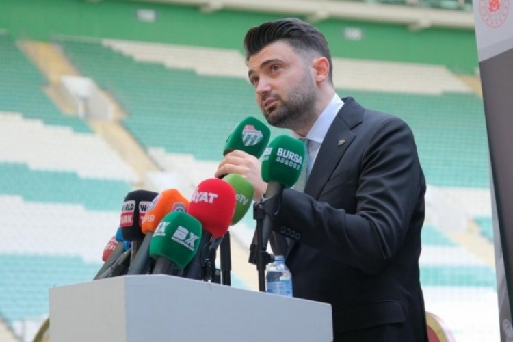 Bursaspor Başkanı &Ccedil;elik: G&ouml;revi bırakmak dahil her t&uuml;rl&uuml; kararı almaya hazırız