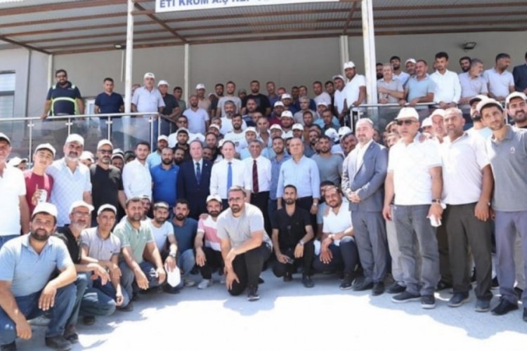 Eti Krom maden iş&ccedil;ilerinin talepleri kabul edildi