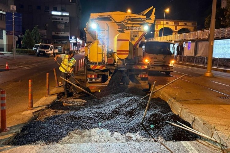 Kocaeli'nde &uuml;styapı &ccedil;alışmaları farklı noktalarda aralıksız s&uuml;r&uuml;yor