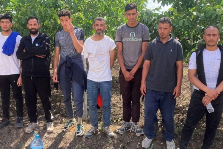 Edirne'de Yunanistan'a ge&ccedil;mek isteyen 7 ka&ccedil;ak g&ouml;&ccedil;men yakalandı