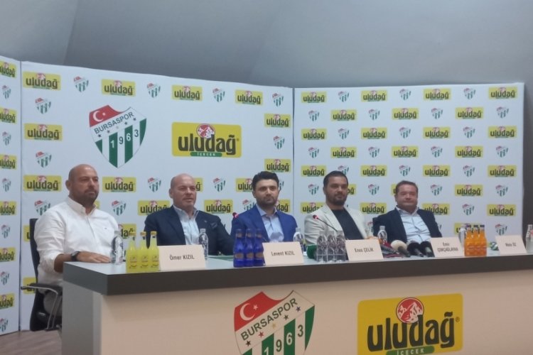 Bursaspor Kul&uuml;b&uuml;'n&uuml;n sırt sponsoru Uludağ İ&ccedil;ecek