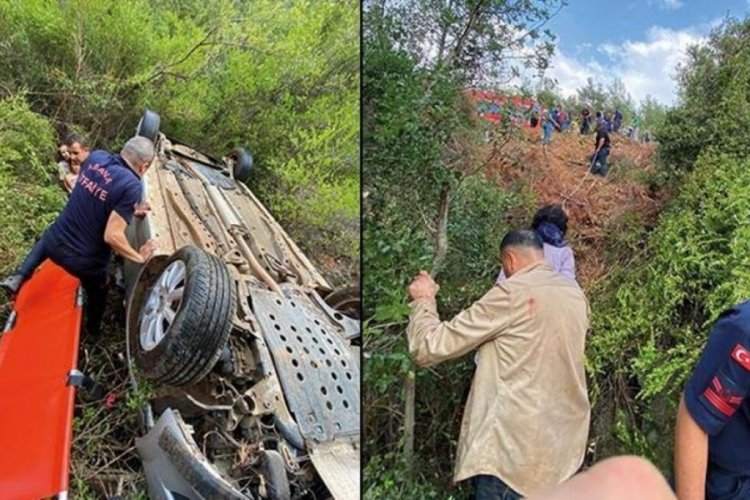 Adana'da kontrolden &ccedil;ıkan otomobil devrildi: 7 yaralı