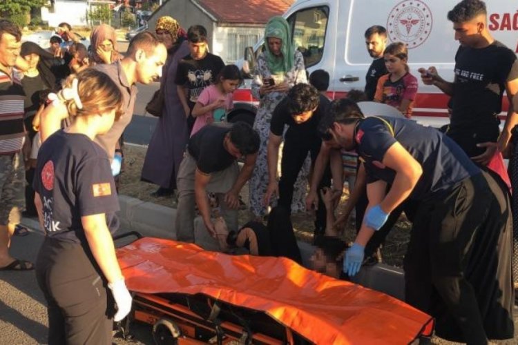 Tekirdağ'da otomobilin çarpıp kaçtığı 15 yaşındaki yaya yaralandı