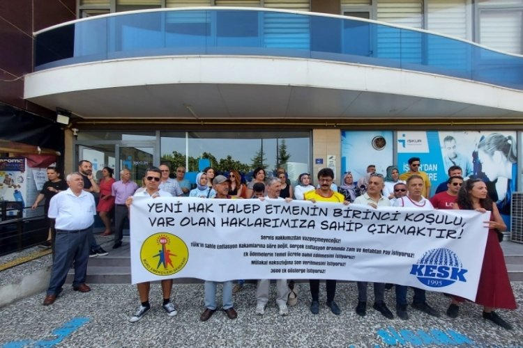 Bursa'da BES'ten a&ccedil;ıklama: İnsanca bir yaşam istiyoruz!&nbsp;