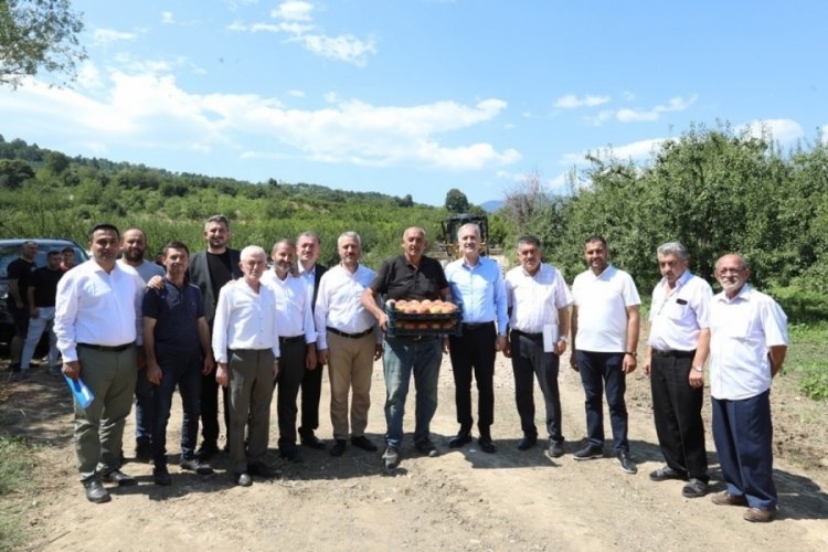 Tarım arazilerine ulaşım ağı g&uuml;&ccedil;leniyor