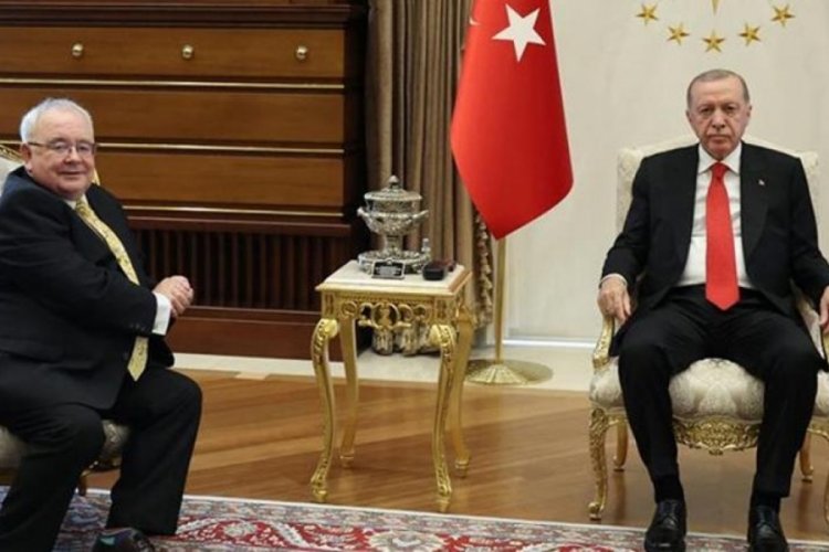 Cumhurbaşkanı Erdoğan, İrlanda Meclis Başkanı Fearghail ile g&ouml;r&uuml;şt&uuml;