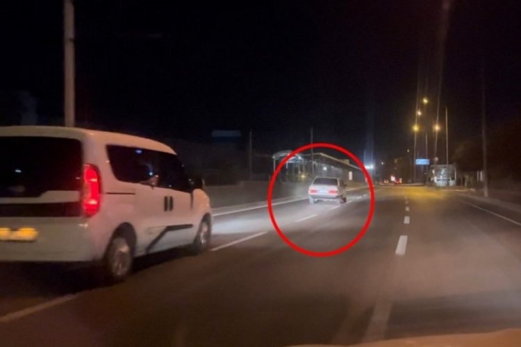 Bursa'da 'dur' ihtarına uymayarak ka&ccedil;tı! 10 kilometre s&uuml;ren takibin ardından yakalandı
