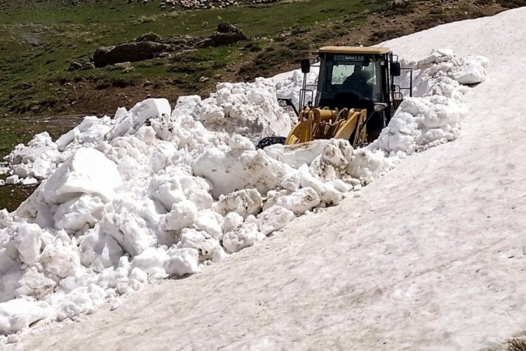 Van'da kardan dolayı kapalı olan yollar a&ccedil;ıldı