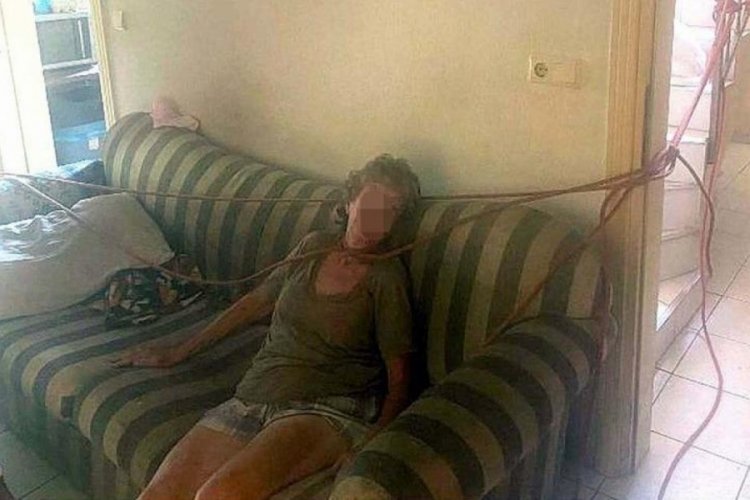 Muğla'da boynundan ve ayaklarından iple bağlayıp darp etmiş!