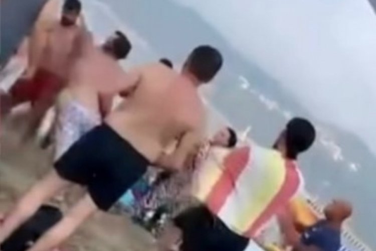 Plajda taciz olayı dayakla bitti!
