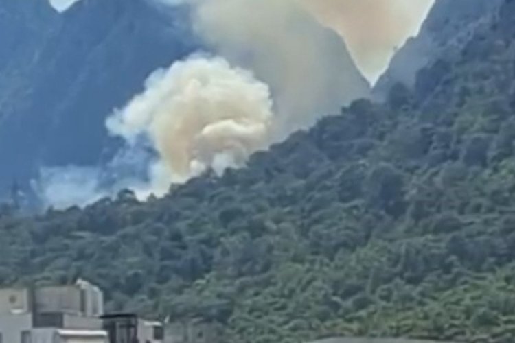Antalya'da orman yangını!
