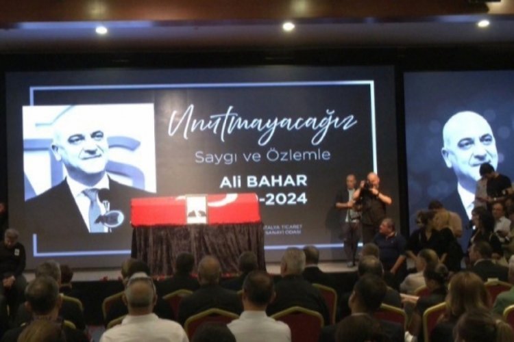 ATSO Başkanı Ali Bahar son yolcuğuna uğurlandı