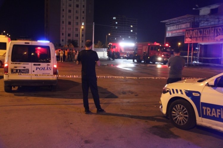 Kayseri'de doğalgaz borusu patladı!