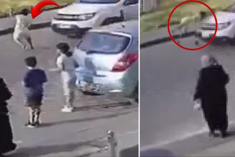 Aniden yola fırlayan &ccedil;ocuğa otomobil &ccedil;arptı!