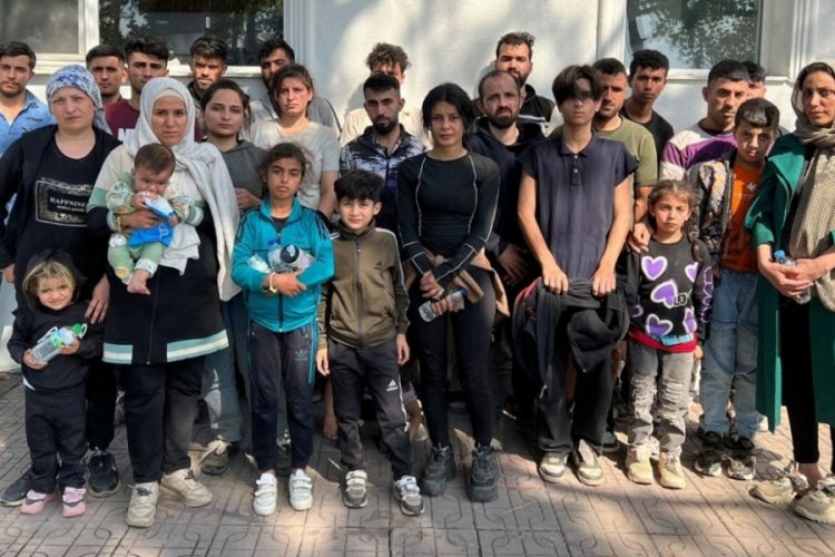 Edirne'de 32 ka&ccedil;ak g&ouml;&ccedil;men yakalandı