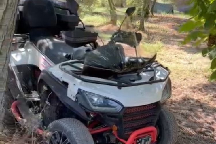 Bursa'da ATV ile motosiklet &ccedil;arpıştı! 3 yaralı