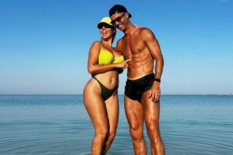 Ronaldo eşiyle tatilde!