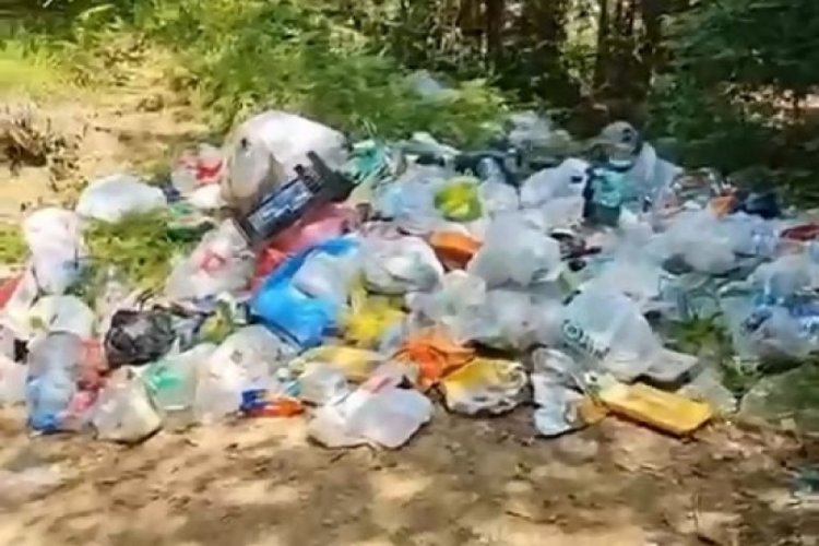 Bursa'da piknik alanları çöplüğe döndü 