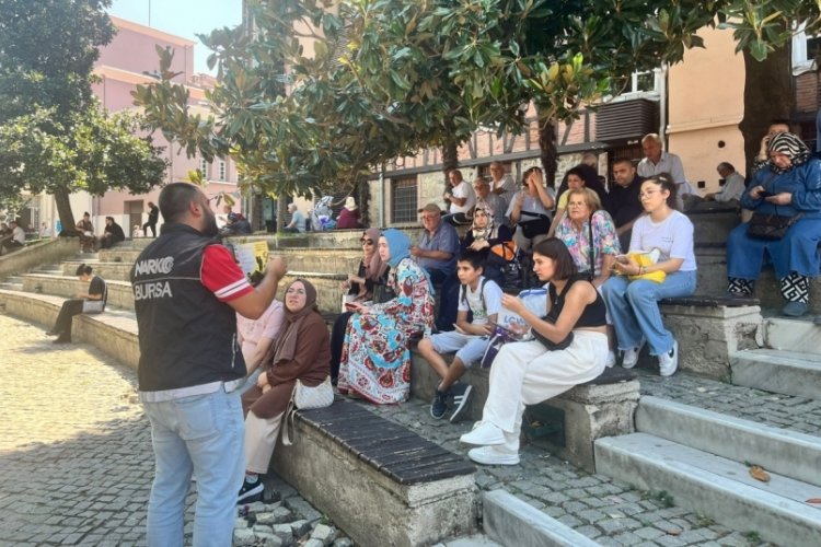Bursa'da uyuşturucu ile m&uuml;cadele eğitimleri devam ediyor