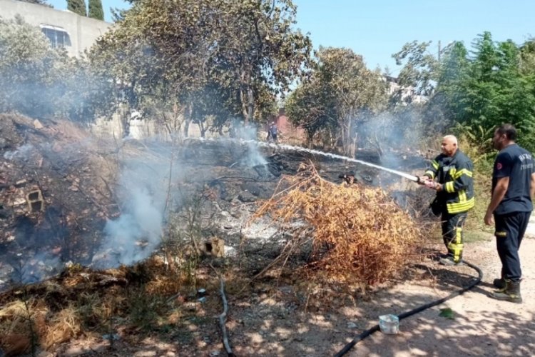 Hatay'da korkutan yangın!