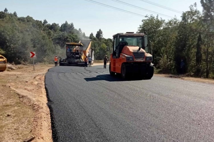 Kocaeli'nde k&ouml;y yolları titizlikle modernleşiyor