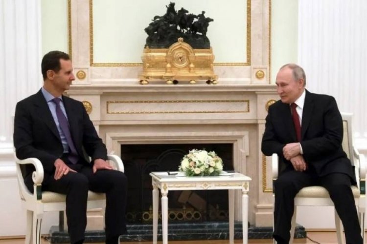 Putin ve Esad, Kremlin'de bir araya geldi!