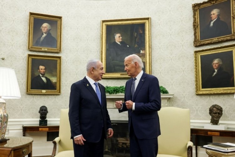 Biden ve Netanyahu, Beyaz Saray'da bir araya geldi