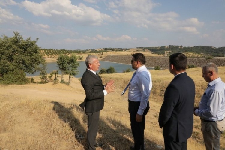 K&uuml;tahya'da şaphane'de sulama g&ouml;leti yeni y&uuml;z&uuml;ne kavuşuyor