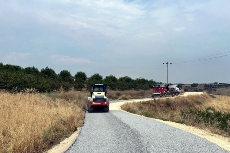 Mersin'de tarım yolları modernleşiyor