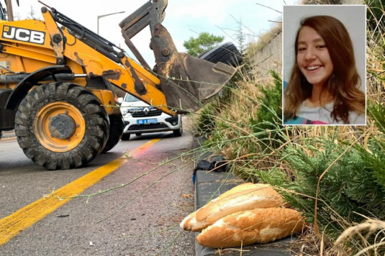 TIR tekerleğinin &ccedil;arptığı gen&ccedil; kıza acı veda!