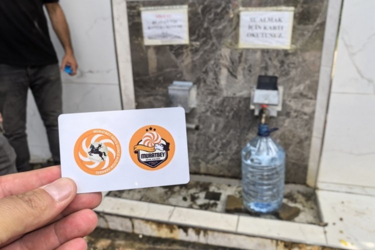 Bursa'da bu k&ouml;ydeki &ccedil;eşmeler kartla &ccedil;alışıyor