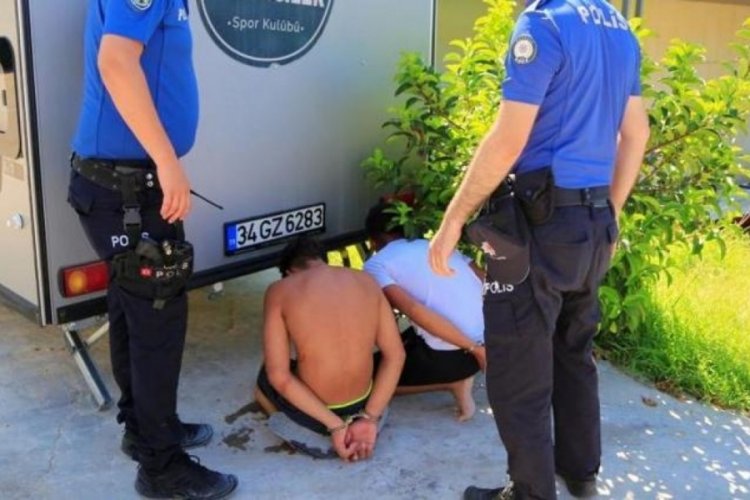 Plajı karıştıran olay! 5 kişi balta ve neşterle polise direndi