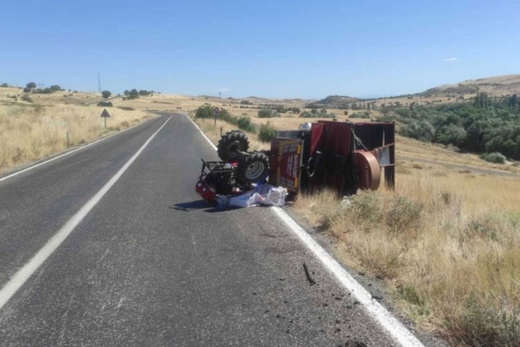 Malatya'da patpat devrildi: 1 &ouml;l&uuml;, 1 yaralı