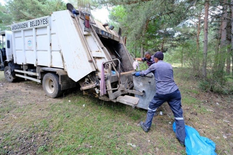 Yozgat'ta ormanlık alanlarda &ccedil;evre temizliği aralıksız devam ediyor