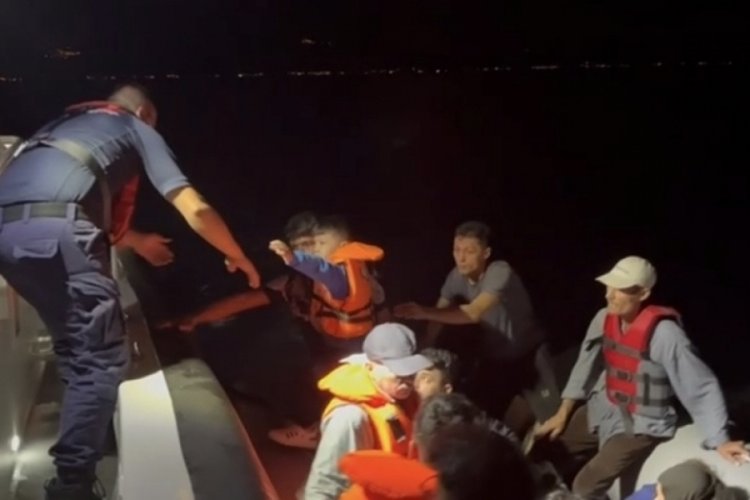 &Ccedil;anakkale'de 49 ka&ccedil;ak g&ouml;&ccedil;men yakalandı