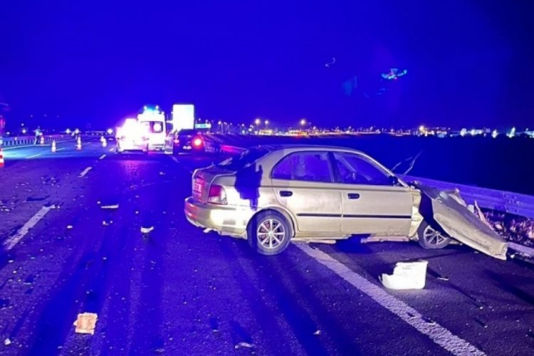 Bursa'da feci kaza: 1 &ouml;l&uuml;, 5 yaralı