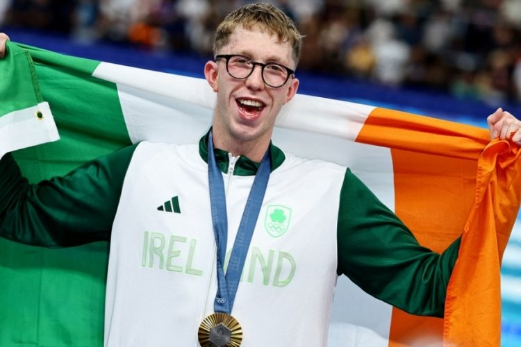 İrlandalı Daniel Wiffen, 800 metre serbest stilde olimpiyat rekoru kırdı