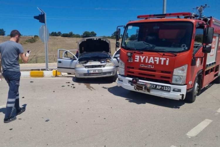 Sinop'ta trafik kazası: 8 yaralı!